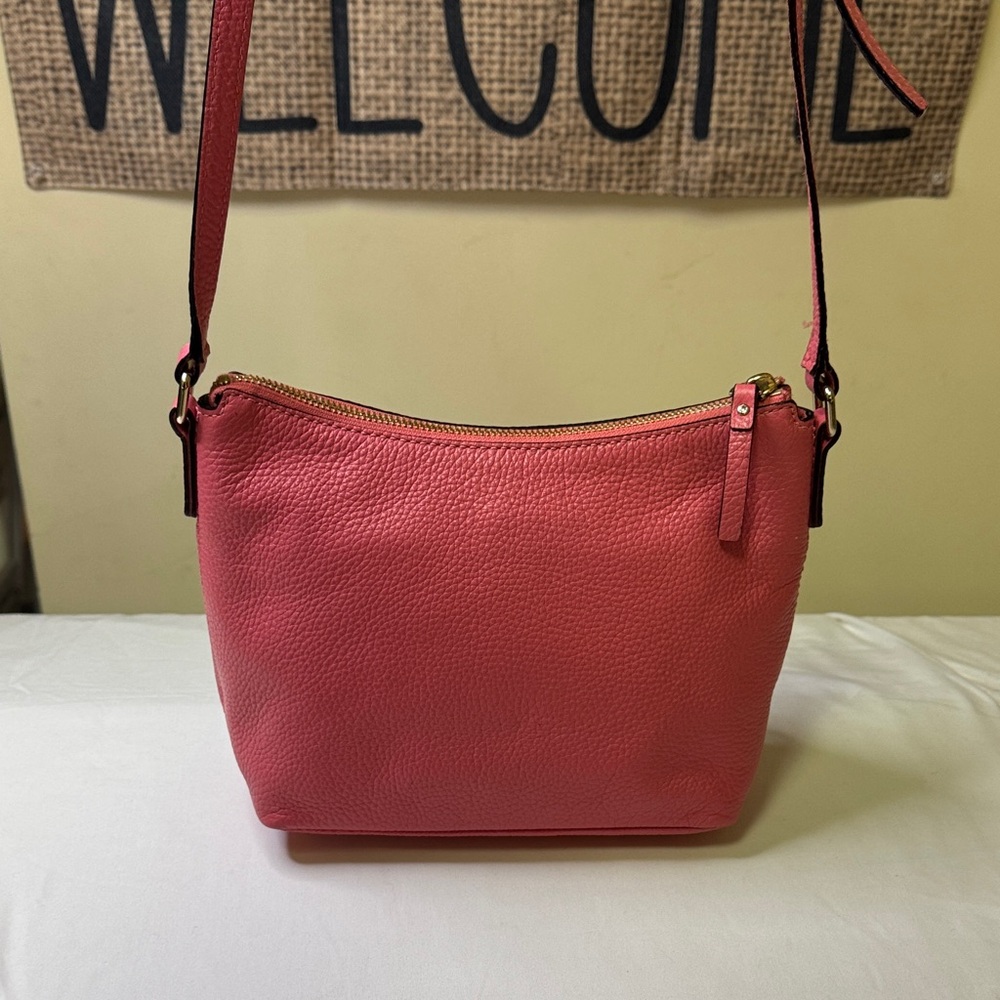 Kate Spade New‎ York Pink Pebbled Leather Crossbody Bag - Picture 5 of 12
